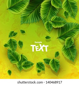 Green leaves