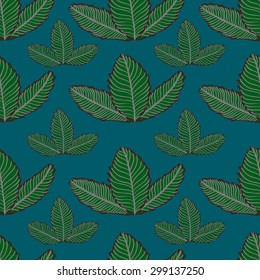Green leaves