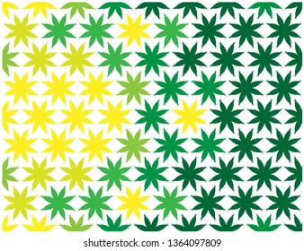 Green leaves abstract background