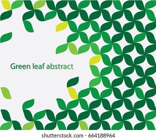 Green leaves abstract background