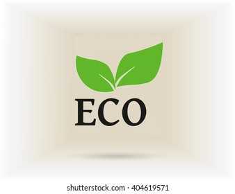 Green leaves abstract background. Vector illustration. Eco friendly. Vector EPS 10