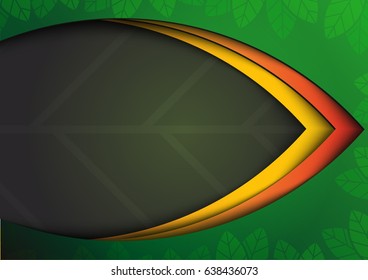 Green leaves abstract background.Vector illustration.