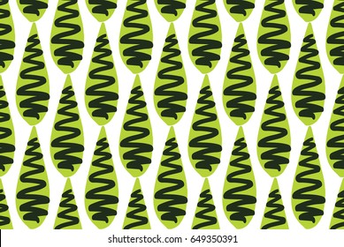 Green leaves abstract modern vector clean simple editable pattern