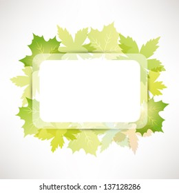 green leaves background