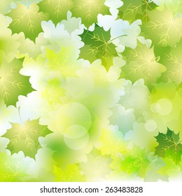 green leaves background