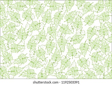 Green Leaves background design.