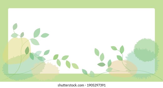 El verde deja ilustración de fondo. Papel de pared de hojas verdes de primavera. Ilustración vectorial.