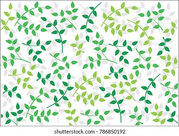 Green leaves background pattern.- Illustration
Summer, Concepts & Topics, Environment, Eco, Plant