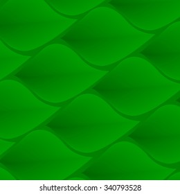 Green leaves background. Vector illustration