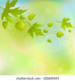 Green Leaves border