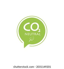 Green Leaves CO2 Illustration Vector EPS 10.