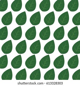 green leaves design