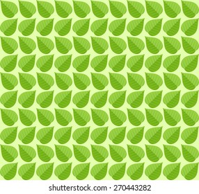 green leaves geometric abstract seamless pattern colorful background vector illustration