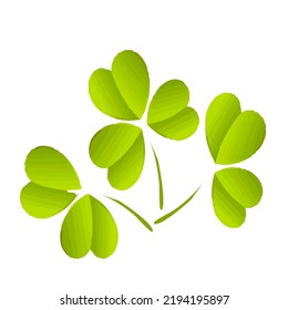 Green Leaves  icon  symbol illustration on white background