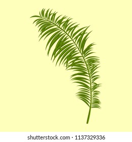Green leaves icon. Vector illustration. Green leaves. Beautiful nature. ESP 10.