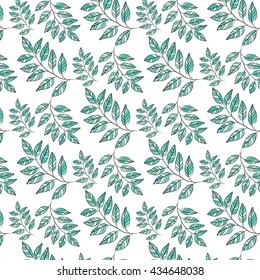 Green leaves illustration