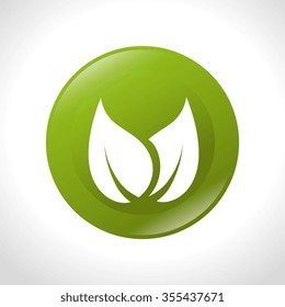 Green leaves or leaf graphic icon design, vector illustration eps10 Green leaves or leaf graphic icon design, vector illustration eps10