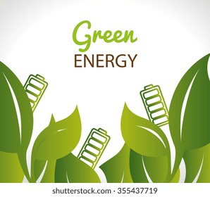 Green leaves or leaf graphic icon design, vector illustration eps10