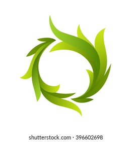 Leaf Circle Logo High Res Stock Images Shutterstock