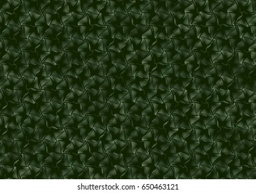 Green leaves mosaic texture background. Seamless pattern. Abstract geometric shapes gradient vector illustration