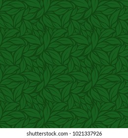 green leaves pattern