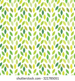 Green leaves pattern