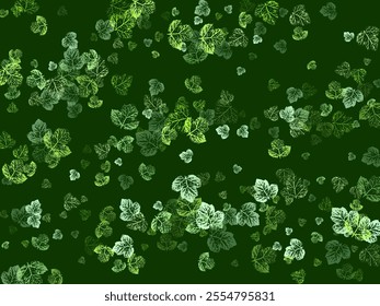 Green leaves pattern background. Natural background and wallpapers. Environment Backdrop.