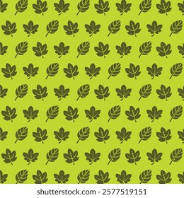 Green leaves pattern. Nature backgrounds