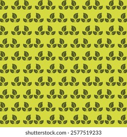 Green leaves pattern. Nature backgrounds