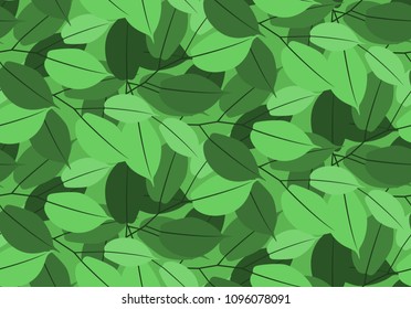 green leaves pattern seamless backdrop