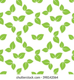green leaves seamless 