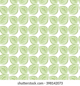 green leaves seamless 