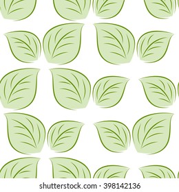 green leaves seamless 