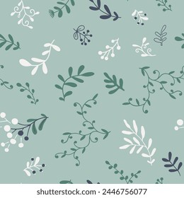 green leaves seamless pattern - fresh and vibrant botanical design for wallpaper, fabric, and decor - nature's beauty in tile repeat - perfect for organic concepts