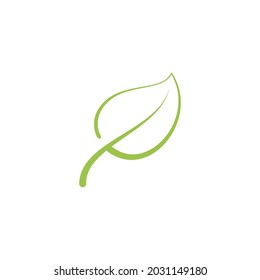 Green Leaves Set Vector Logo Template Illustration Vector EPS 10.