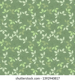 green leaves spring background.vector illustration