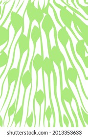 green leaves summer background waves