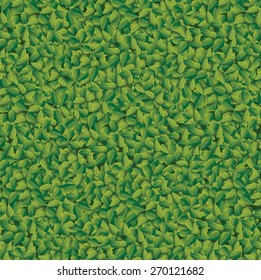 Green leaves texture. Vector