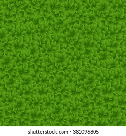 Green leaves texture. Vector illustration.
