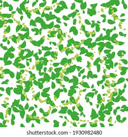 Green leaves texture.Vector illustration.Natural background.For eco concepts, cards,posters,prints and others.