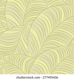 Green leaves vector background