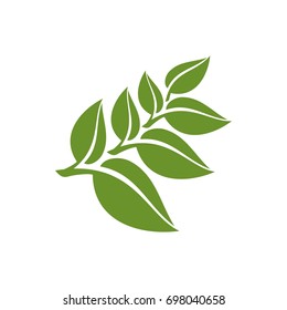 Green Leaves vector Logo Template Illustration Design. Vector EPS 10.