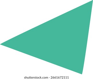 Green left-pointing wedge shape ideal for directional signs, infographic flow, and UI indicator design.