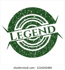 Green Legend distressed rubber texture