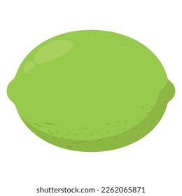 diseño de limón verde sobre blanco