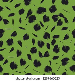 Green leopard abstract seamless pattern for textile. Vector 10 eps