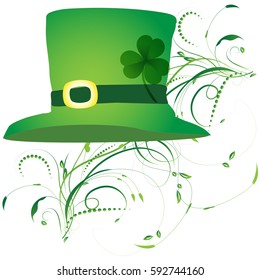 Green leprechaun hat for St. Patrick's day