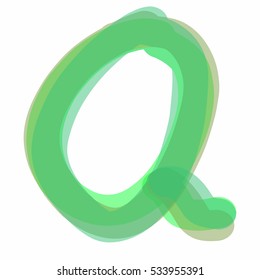 green letter "Q"