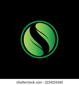 Green letter S logo with leaf icon
