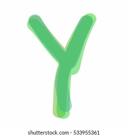 green letter "Y"